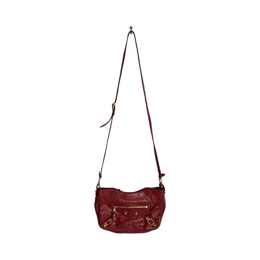 Balenciaga red mini crossbody city bag with gold Hardware - Picture 1 of 12